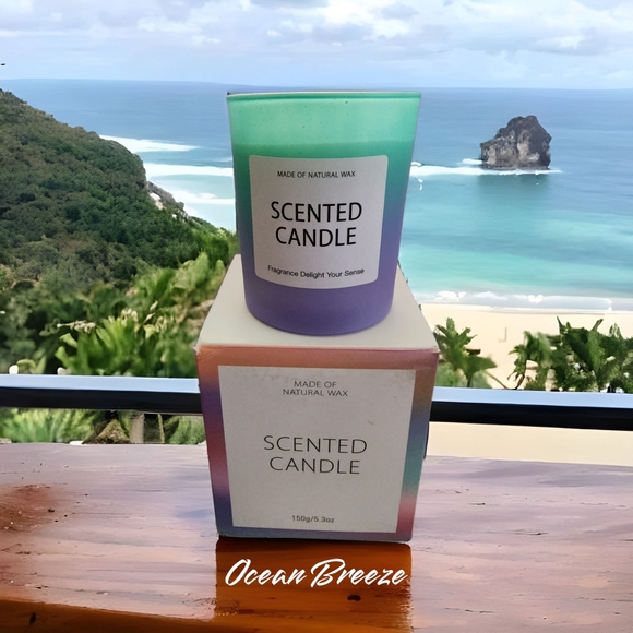 Ocean Breeze Beautiful Scented Candle 5.3oz - Picture 11 of 15